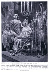 Die Krönung Eduards II. im Jahr 1308 n. Chr., 1920